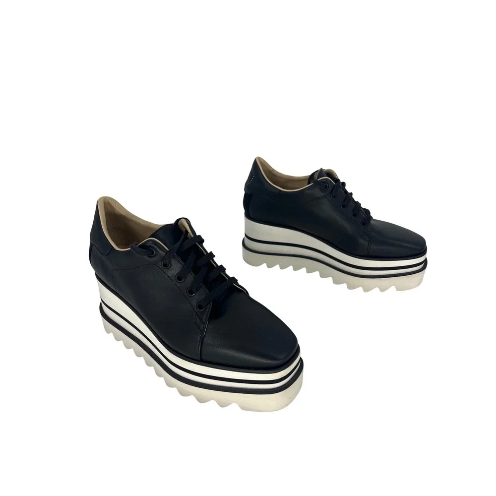 Stella McCartney Sneak-Elyse Platform Sneakers Black Size 36